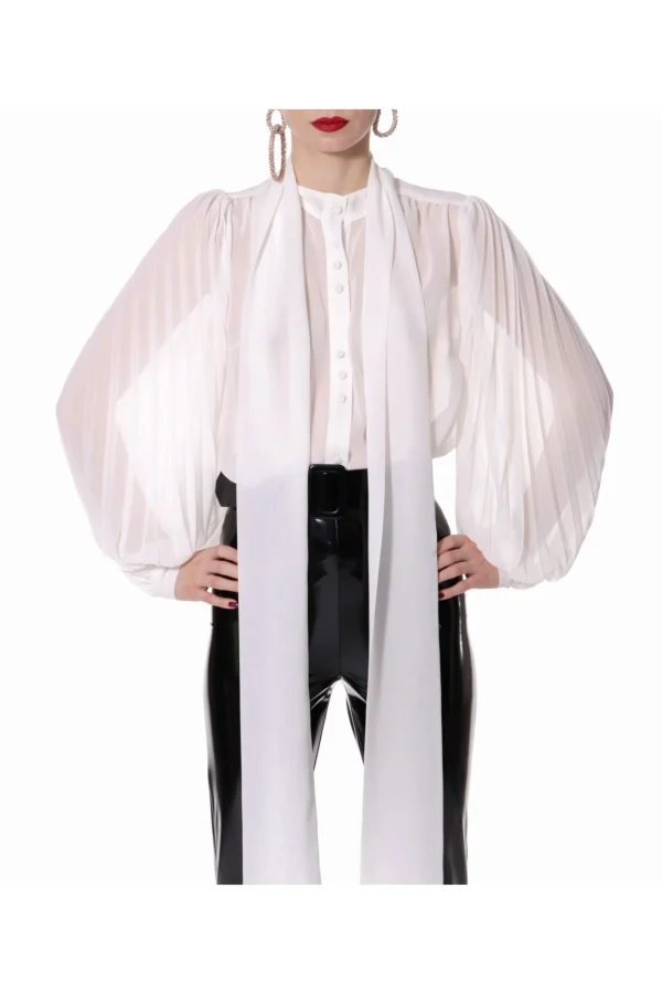 Bluzka Linda Muslin White>AGGI Shop