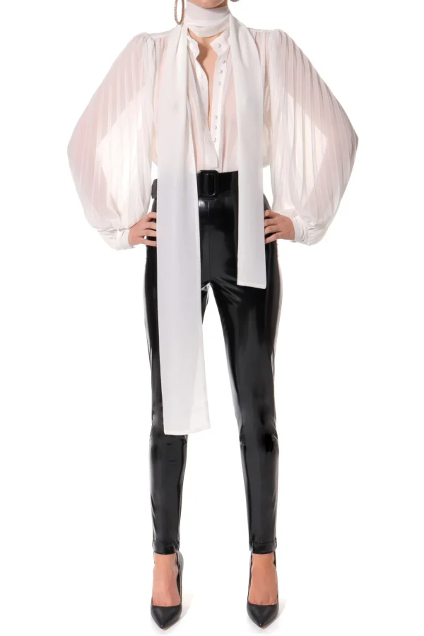 Bluzka Linda Muslin White>AGGI Shop
