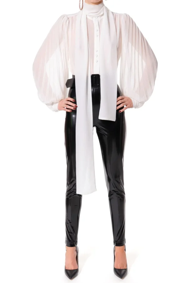 Bluzka Linda Muslin White>AGGI Shop