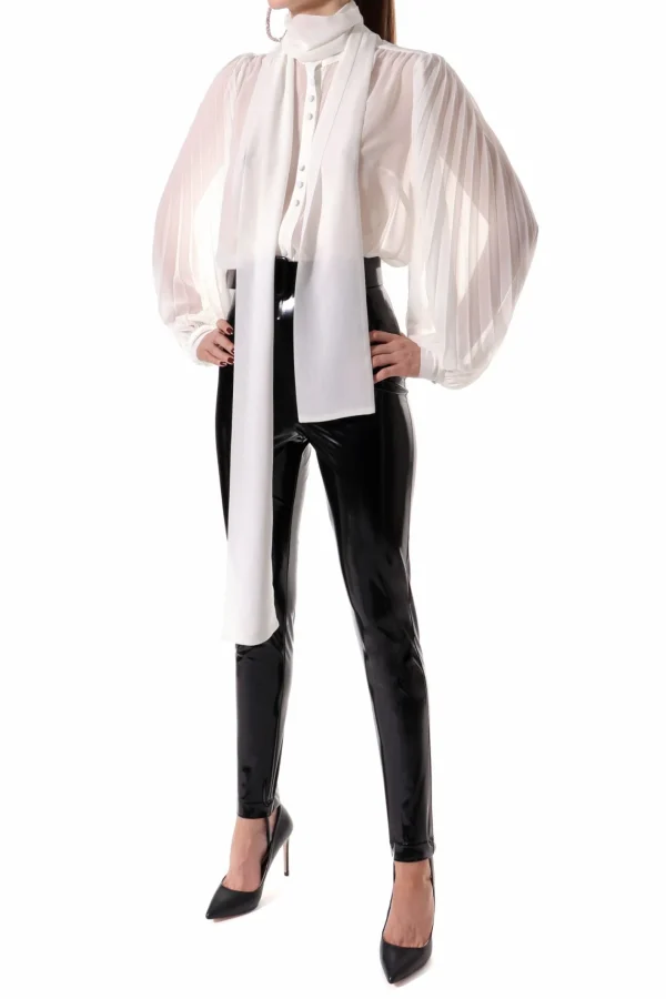 Bluzka Linda Muslin White>AGGI Shop