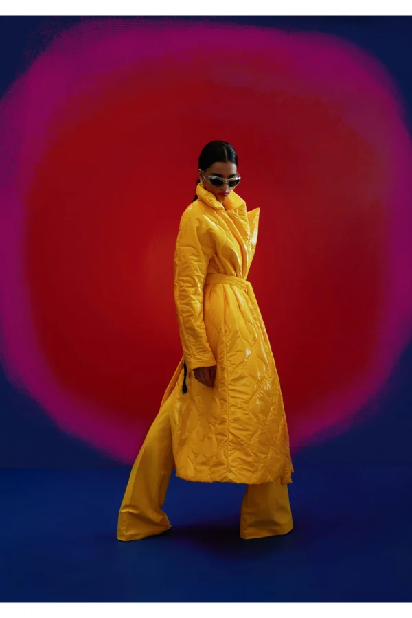 Plaszcz Harlow Super Yellow>AGGI Store