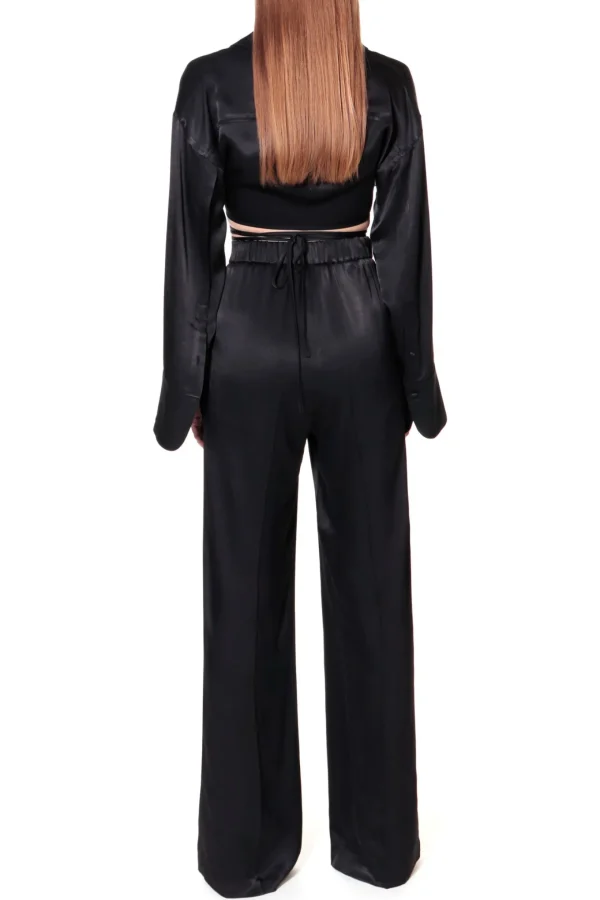 Spodnie Jessie Glossy Black>AGGI Outlet