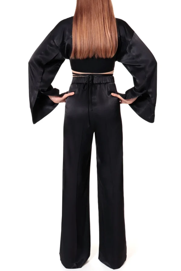 Spodnie Jessie Glossy Black>AGGI Outlet