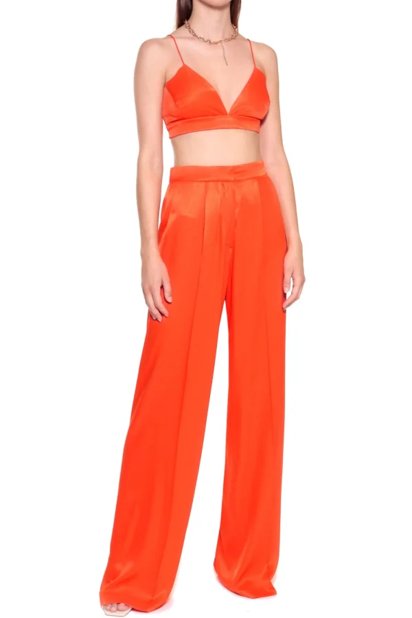 Spodnie Jessie Satin Nasturtium>AGGI Online
