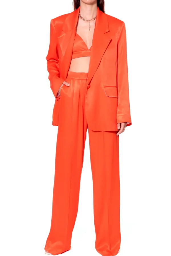 Spodnie Jessie Satin Nasturtium>AGGI Online
