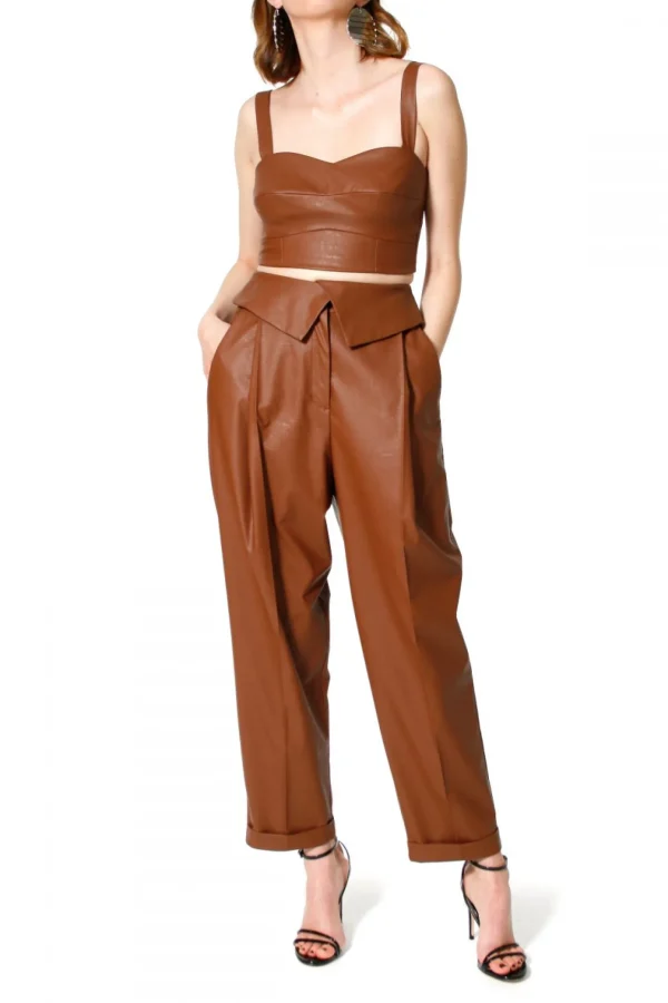 Spodnie Xenia Raw Umber>AGGI Flash Sale
