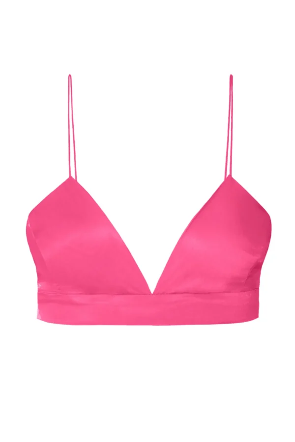 Stanik Asha Satin Barbie Pink>AGGI Store