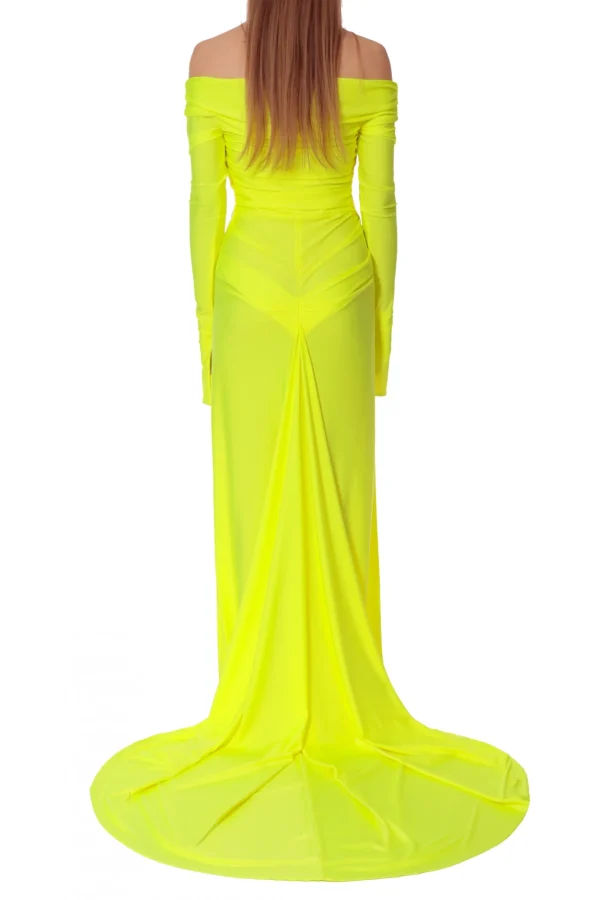 Sukienka Cameron Laser Yellow>AGGI Sale