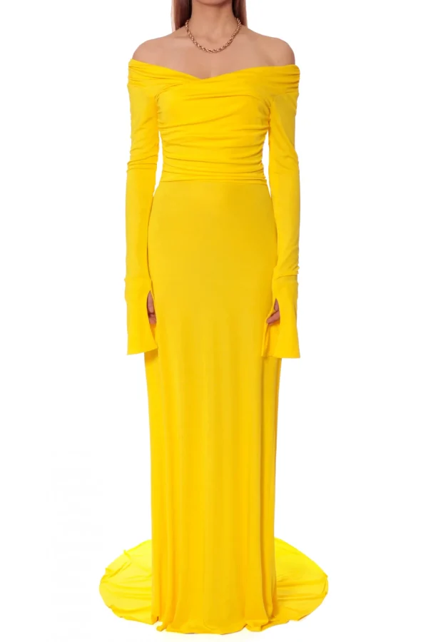 Sukienka Cameron Super Yellow>AGGI Best Sale
