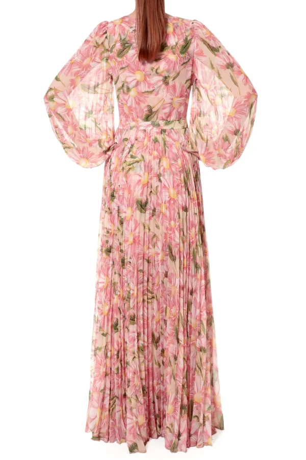 Sukienka Plisowana Esme Swirling Pink>AGGI Discount