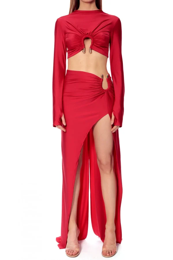 Top Ida Shy Cherry>AGGI Best Sale